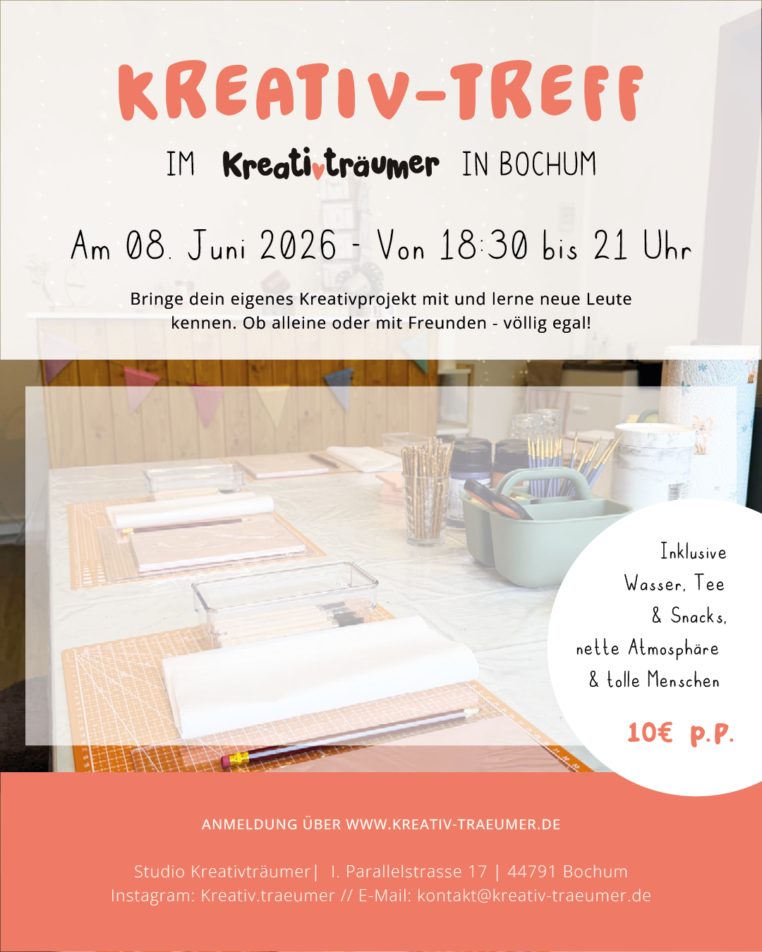 Kreativ-Treff: Zeit für dich & dein Projekt