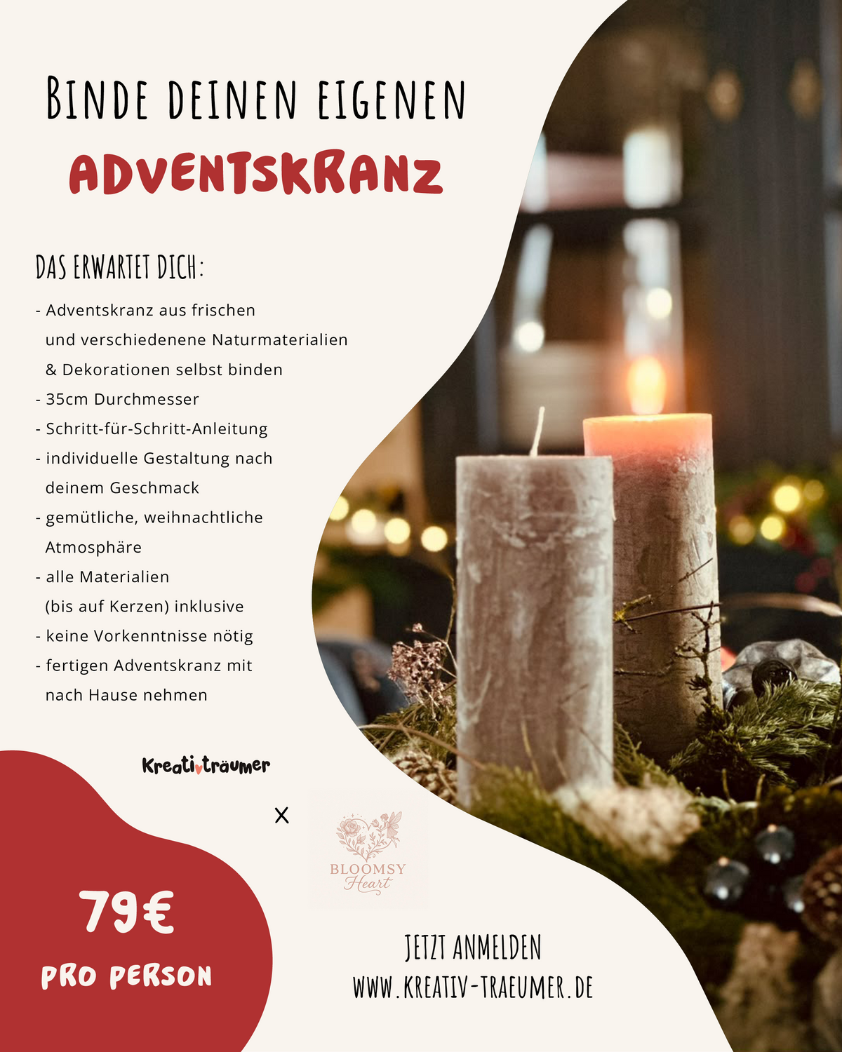 Adventskranz binden - Workshop