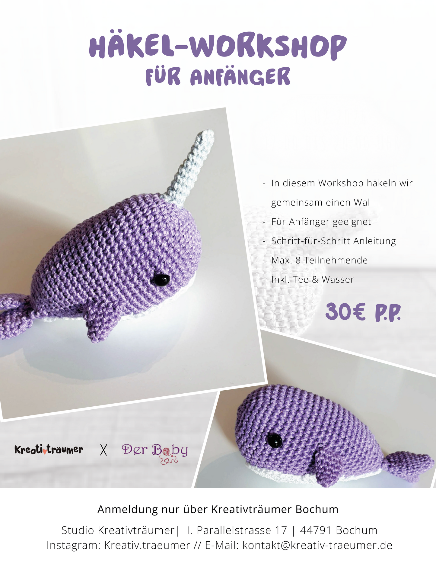 Workshop: Wal Häkeln für Anfänger