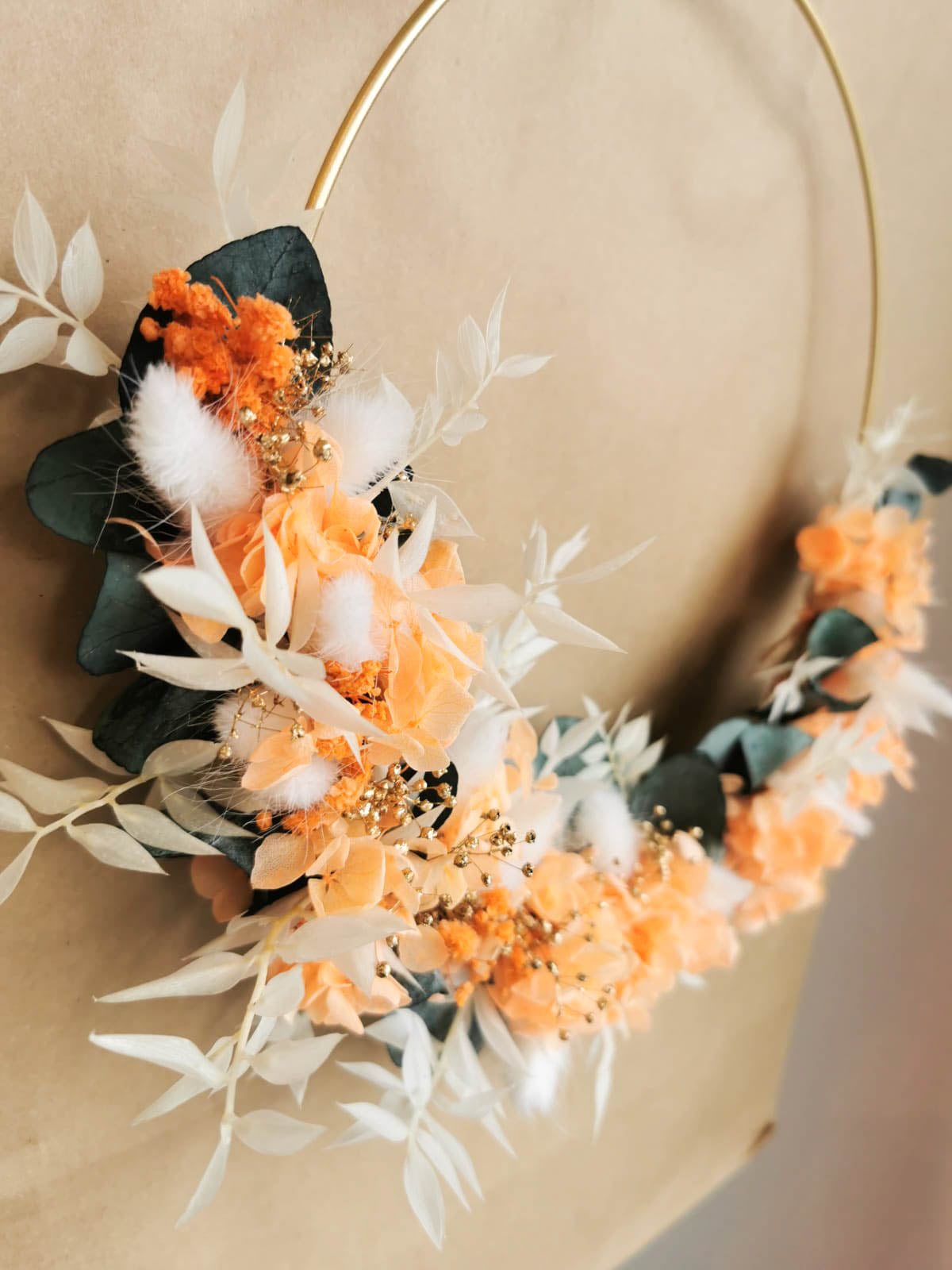 Workshop: Flowerhoop mit Trockenblumen