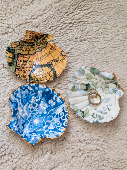 Decoupage Workshop: Kreative Muschelschalen bemalen