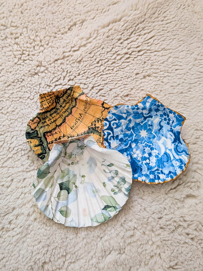 Decoupage Workshop: Kreative Muschelschalen bemalen