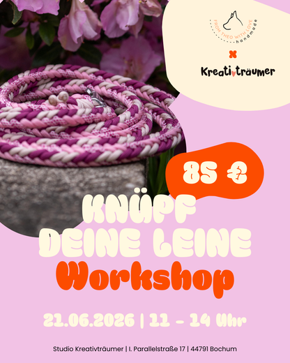Workshop: Knüpfe deine Paracord-Leine! (neue Knüpftechnik!)