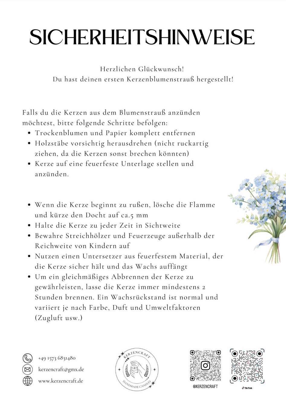 Workshop: Kerzenblumenstrauß