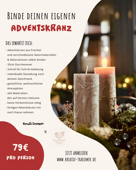 Adventskranz binden - Workshop