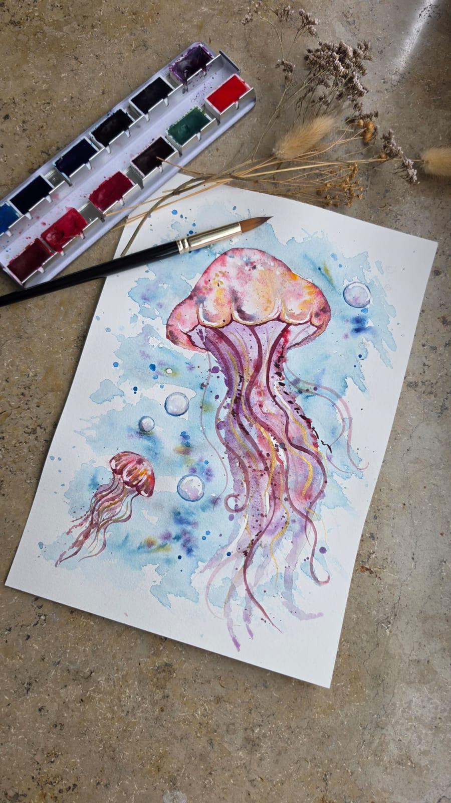 Workshop: Aquarell malen, Power of the Ocean