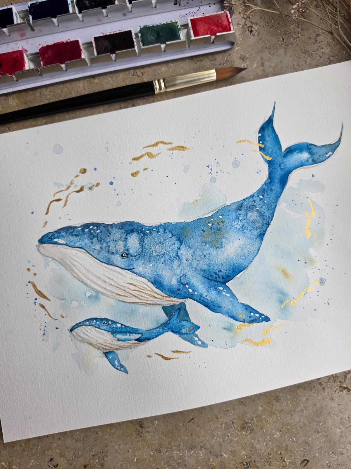 Workshop: Aquarell malen, Power of the Ocean