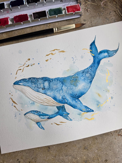 Workshop: Aquarell malen, Power of the Ocean