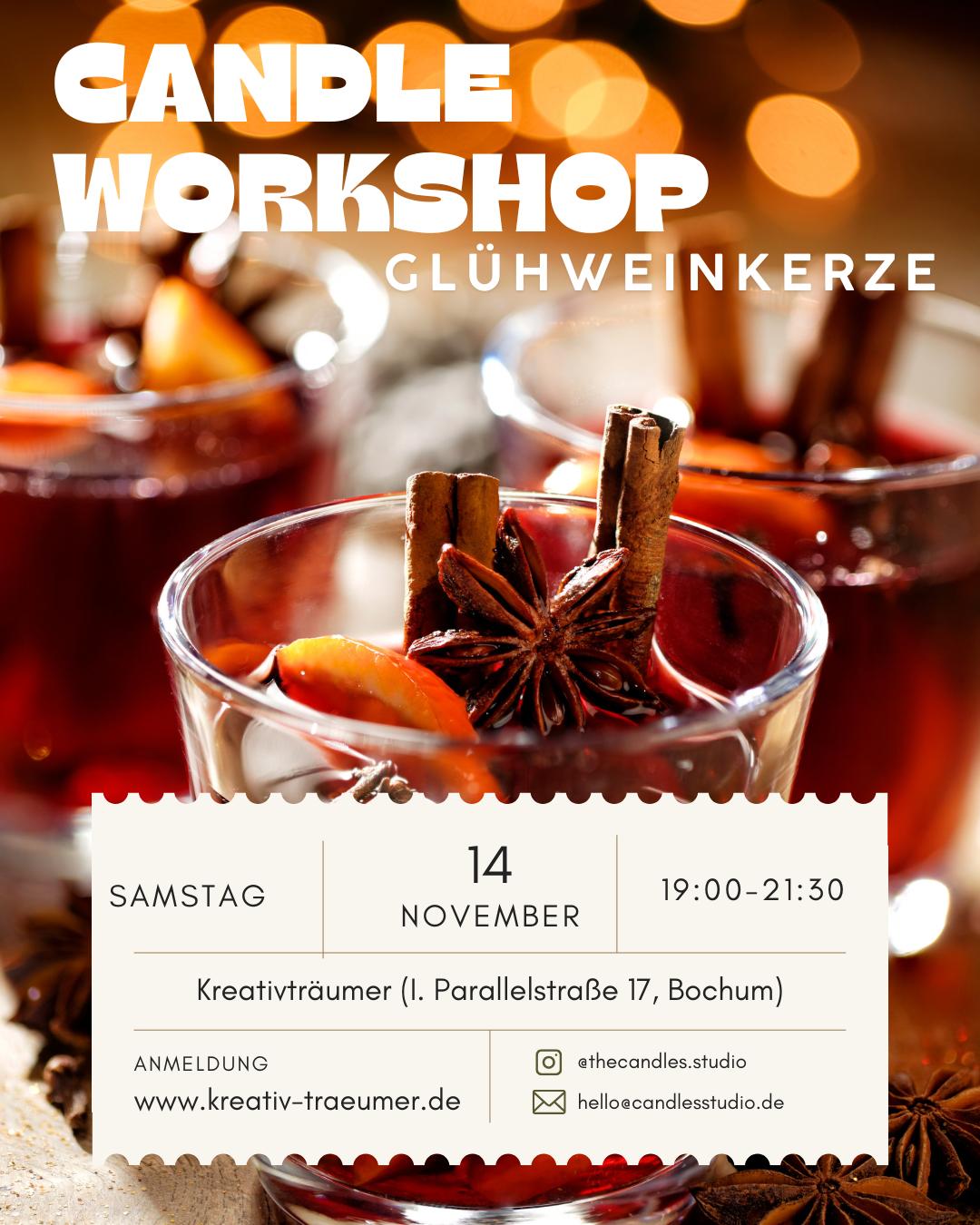 Candle Workshop: Glühweinkerze