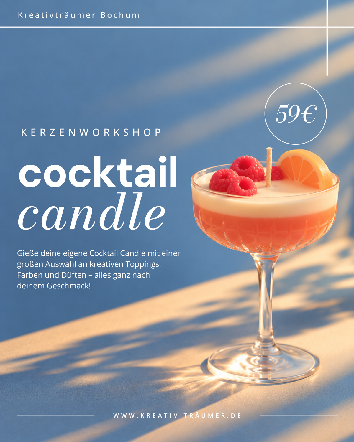 Cocktail Kerzenworkshop