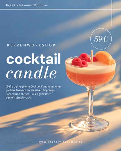 Cocktail Kerzenworkshop