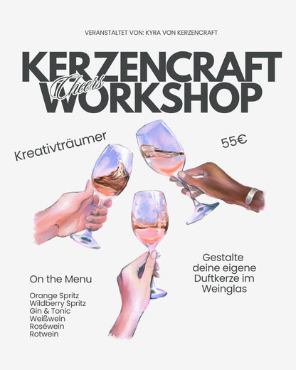 Duftkerze im Weinglas-Workshop