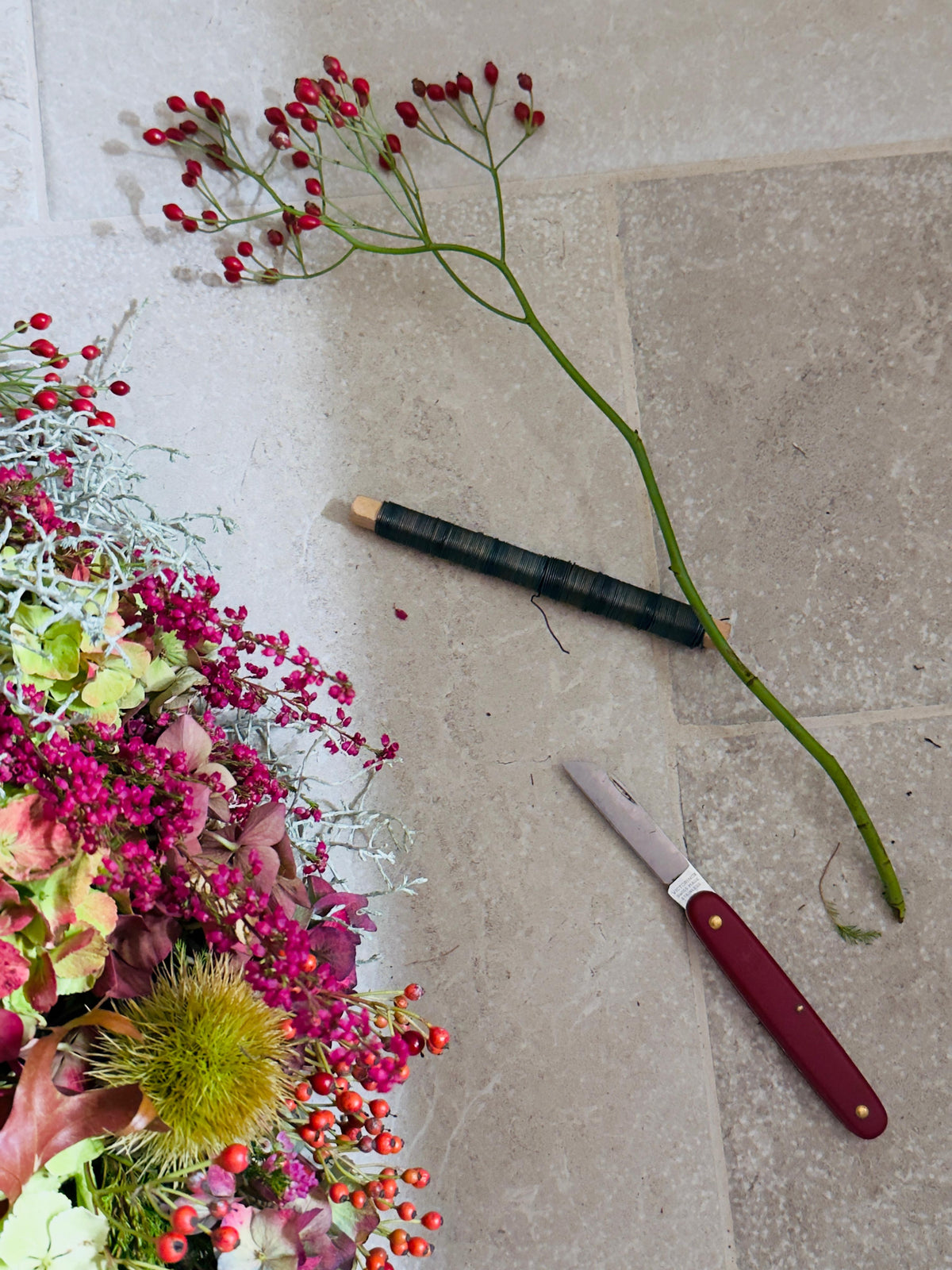 Herbstkranz mit Naturmaterialien - Hello Autumn!