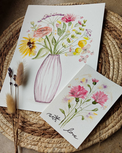 Workshop: Aquarell malen, Power of Flowers