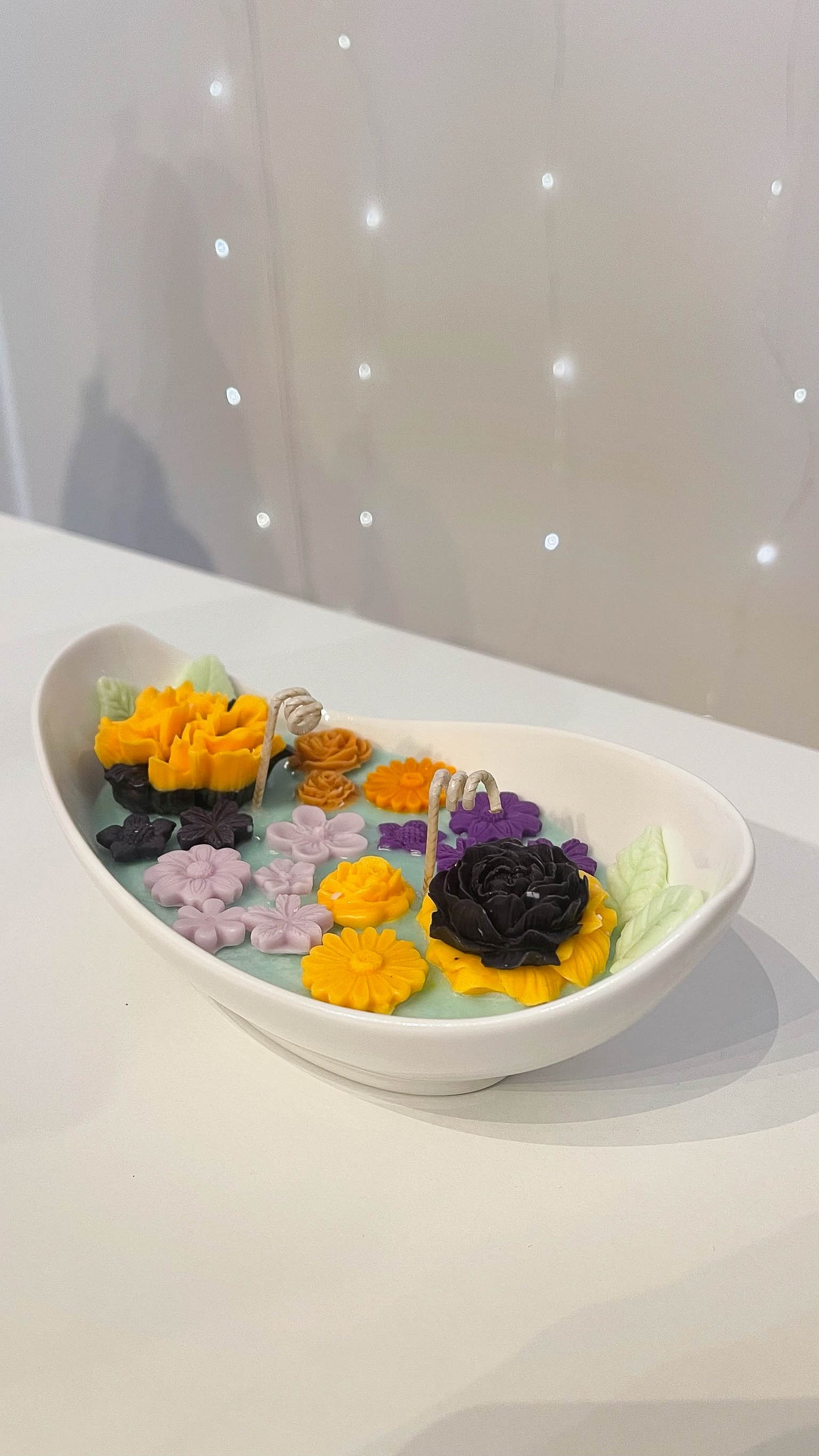 Workshop: Blumengarten – Duftkerze mit Wachsblumen und getrockneten Blüten