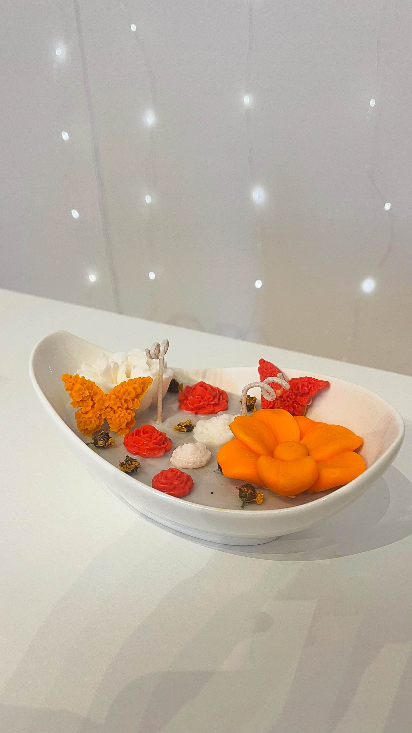 Workshop: Blumengarten – Duftkerze mit Wachsblumen und getrockneten Blüten