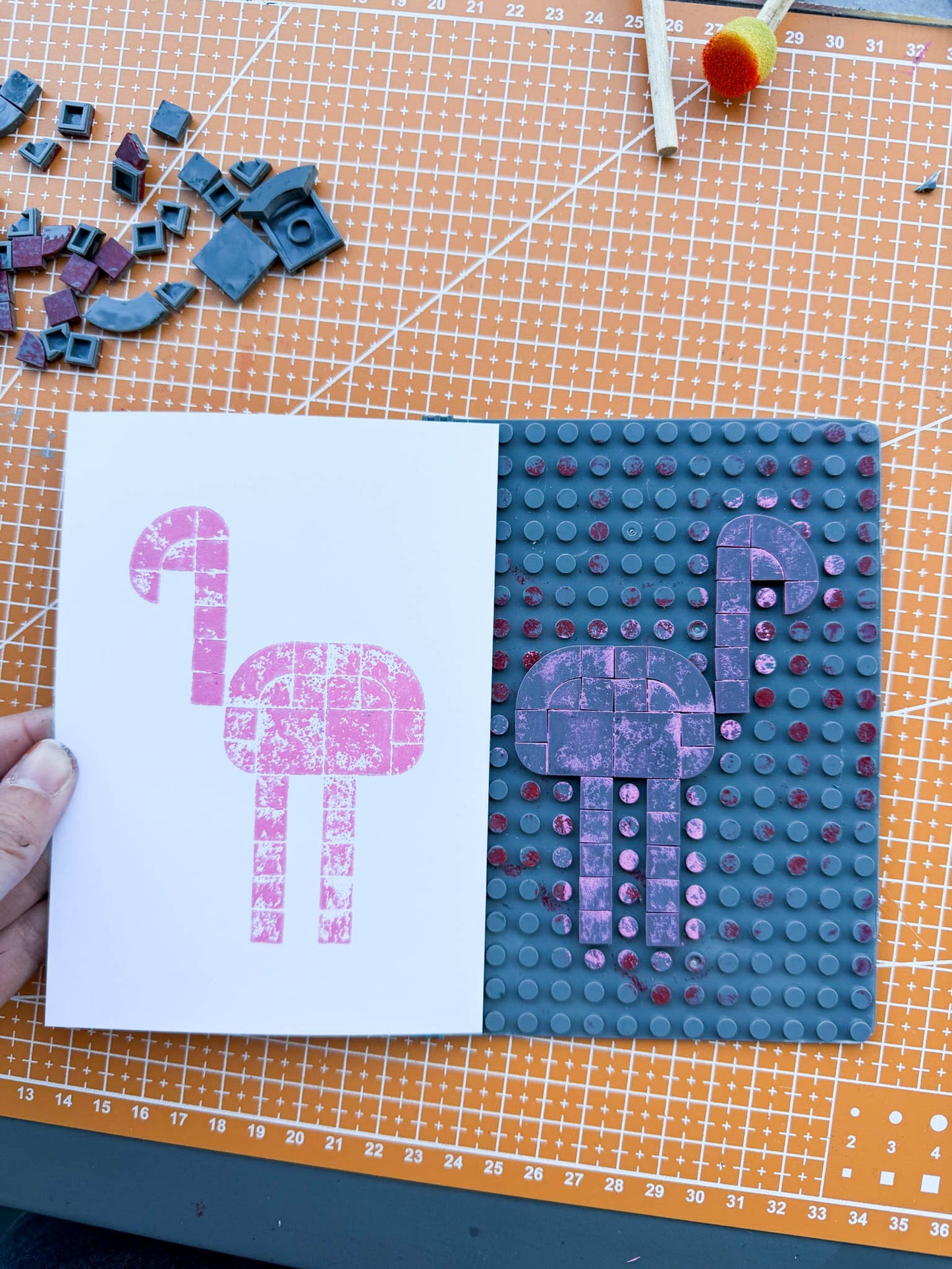 Workshop: Pixelprint (Erwachsenen-Kind-Kurs)