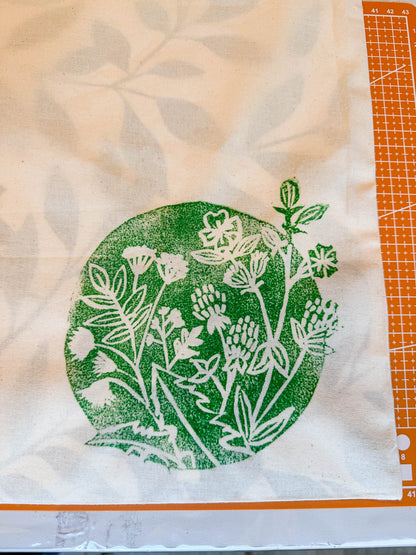 Cut & Print - Linoldruck auf Textil