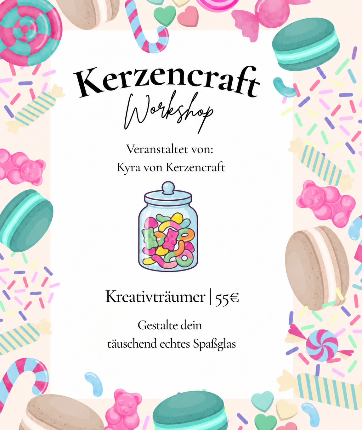Spaßglas-Kerze Workshop
