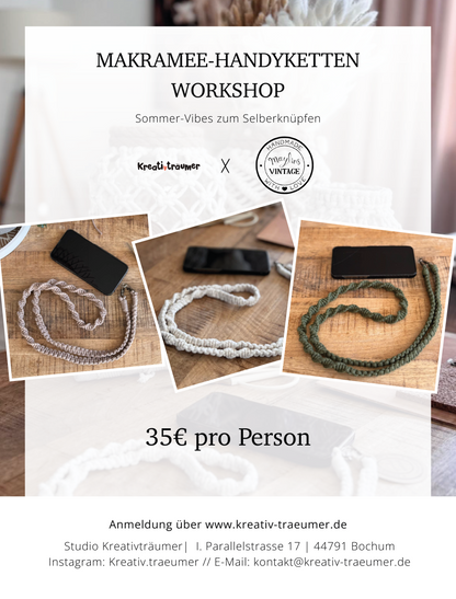 Workshop: Makramee-Handyketten