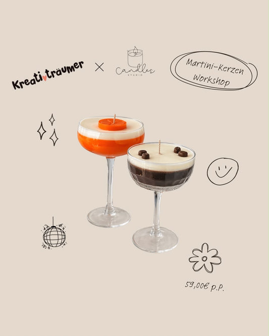 Workshop: Martini-Kerzen