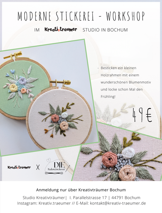 Workshop: Moderne Stickerei