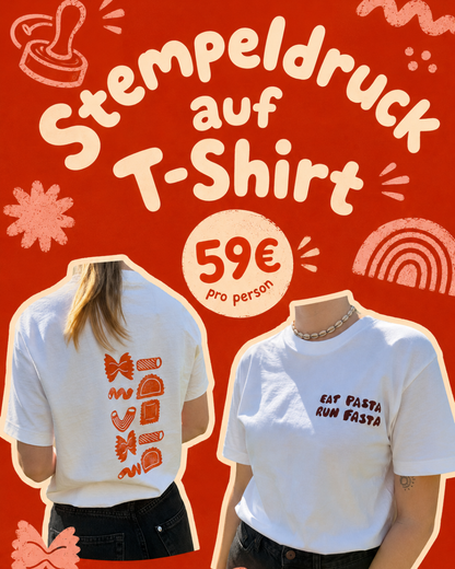Workshop: Stempeldruck auf T-Shirt