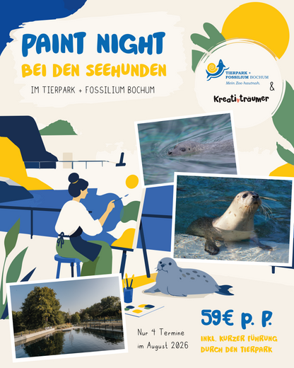 Aufgepasst: Paint Night bei den Seehunden!