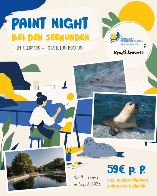 Aufgepasst: Paint Night bei den Seehunden!