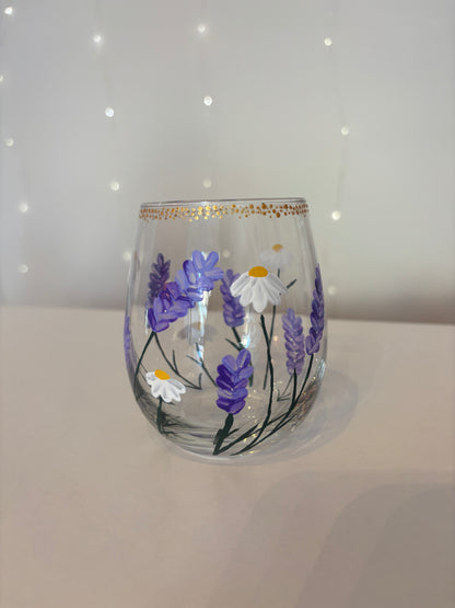 Wasserglas bemalen