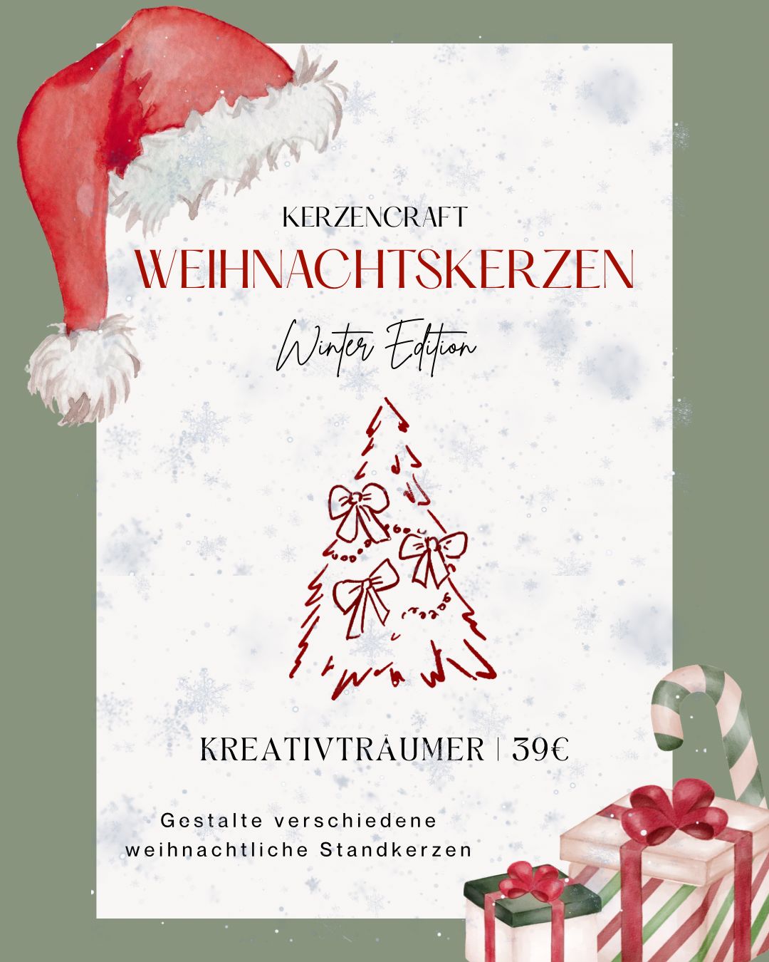 Weihnachtskerzen Workshop
