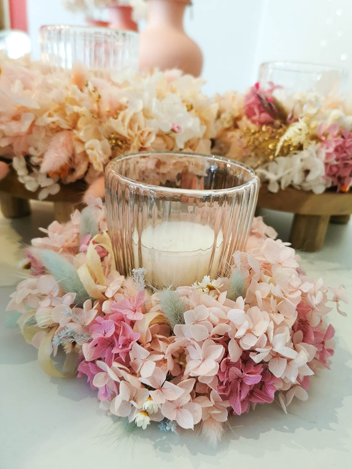 Workshop: Trockenblumenkranz mit Kerzenlicht