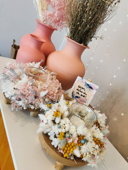Workshop: Trockenblumenkranz mit Kerzenlicht